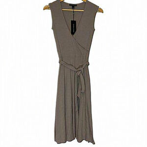 NWT RALPH LAUREN Black Label Sleeveless Jersey Dress Women Size Small